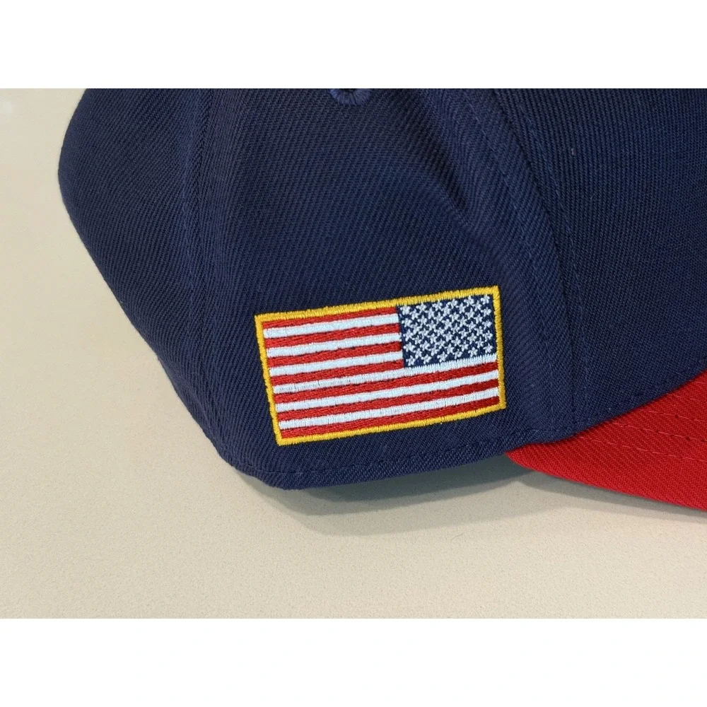 New Era 2026 World Baseball Classic USA Baseball Cap 9SEVENTY Snapback Navy Red